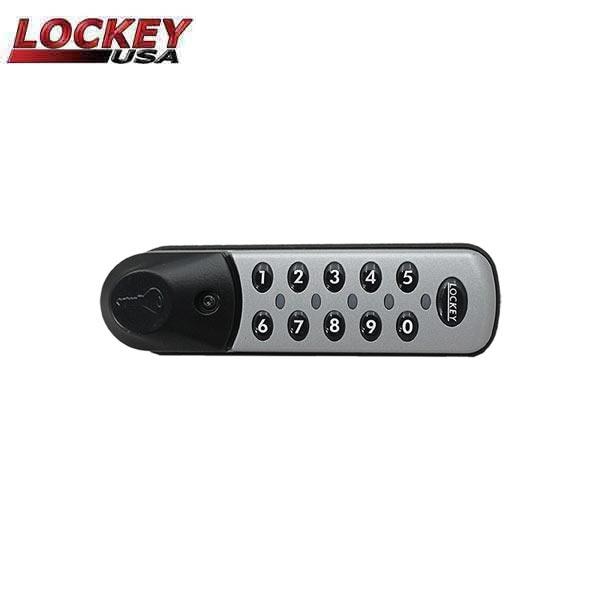 Lockey - EC781 - Electronic Cabinet Lock for Wet/Chlorinated Areas - Silver Vertical